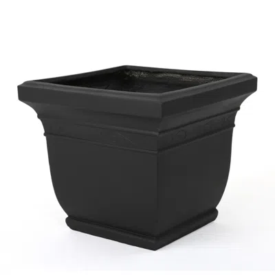 Noble House Salina Outdoor Planter In Black