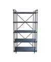 Noble House Schote Indoor 5-tier Book Shelf In No Color