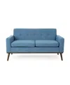 Noble House Stormi 60" Sofa In Blue