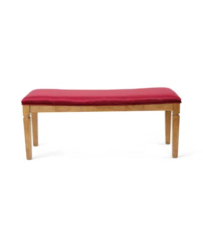 Noble House Svenson Bench In Red