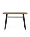 Noble House Swanton Modern Industrial Handcrafted Acacia Wood Desk In Natural