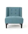 Noble House Takara Slipper Chair In Blue