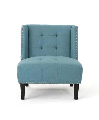 Noble House Takara Slipper Chair In Blue
