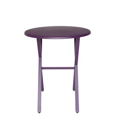 Noble House Taro Outdoor Bistro Table In Purple