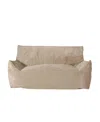 Noble House Velie Modern 2 Seater Bean Bag Chair With Armrests In Taupe