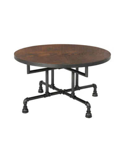 Noble House Westleigh Industrial Faux Wood Coffee Table In No Color
