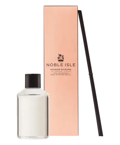 Noble Isle Rhubarb Rhubarb! Luxury Reed Diffuser Refill 180 ml In White