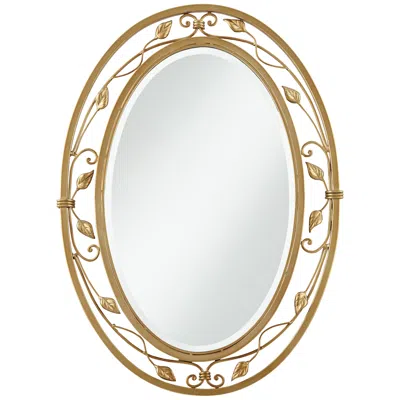 Noble Park 24" X 34" Eden Park Gold Oval Wall Mirror