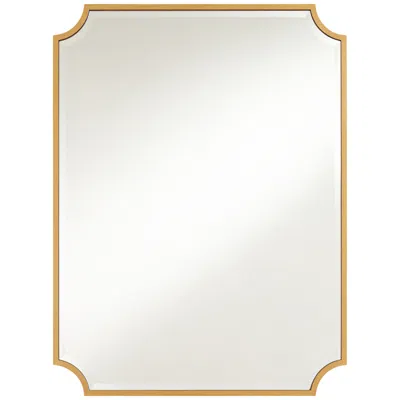 Noble Park Jacinda 40" X 30" Cut Edge Antique Gold Wall Mirror