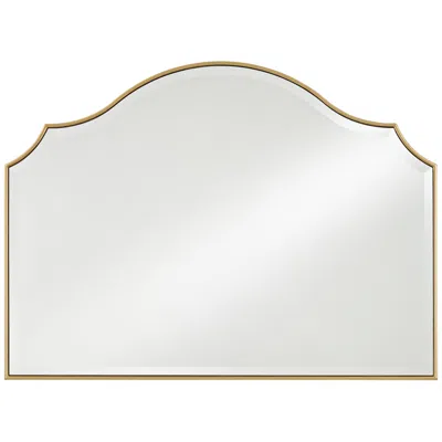 Noble Park Vinyard Gold 38" X 28" Arch Wall Mirror