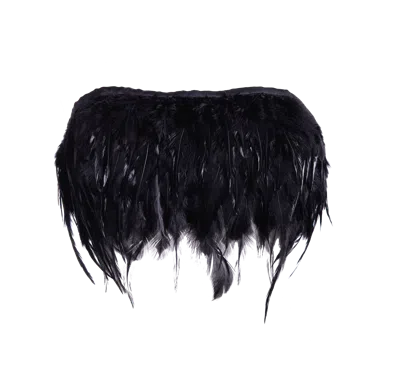 Noblesse Oblige Women's Black Shake A Tail Feather Bra