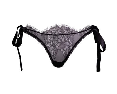 Noblesse Oblige Women's Black Solstice Tie-side