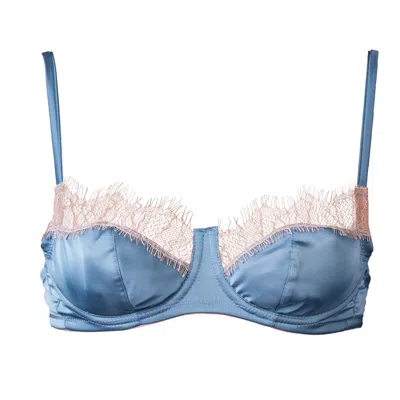 Noblesse Oblige Women's Pink Rose Liberty Bridgerton Bra In Blue