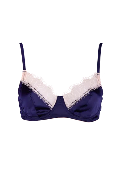 Noblesse Oblige Women's Blue Navy Luna Bra
