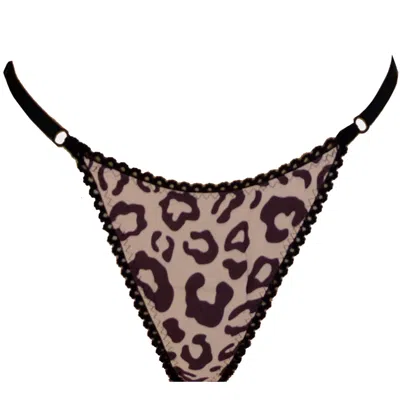 Noblesse Oblige Women's Leopard Luna String