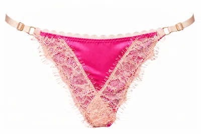 Noblesse Oblige Women's Luna String Hot Pink In Multi