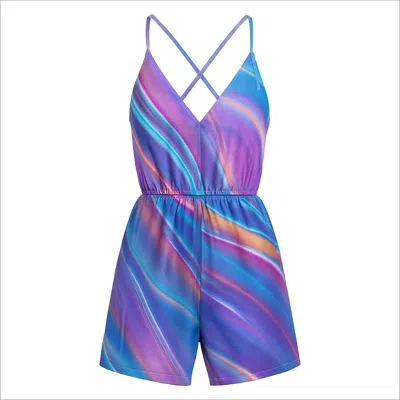 Noblesse Oblige Women's Pride Holographic Mesh Romper
