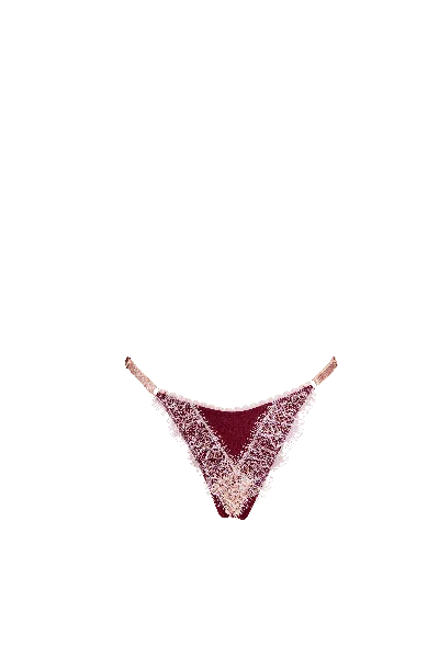 Noblesse Oblige Women's Red Burgundy Luna String