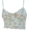 Noblesse Oblige Women's Two Tone High Apex Flock Effect Bralette In White