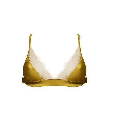 Noblesse Oblige Women's Yellow / Orange Chartreuse Luna Triangle In Yellow/orange