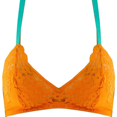 Noblesse Oblige Women's Yellow / Orange Pop Orange Bralette