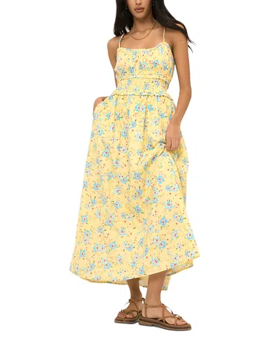 Nobody's Child Alina Midi Dress In Yellow