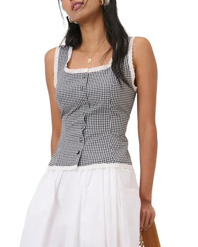 Nobody's Child Deia Waistcoat Top In Gray