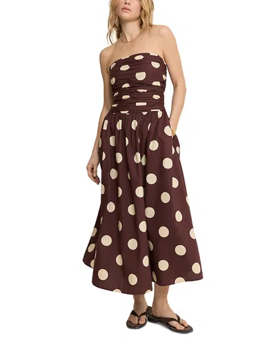Nobody's Child Felicity Midi Dress In Brown