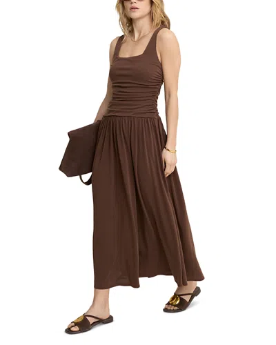 Nobody's Child Natalie Midi Dress In Brown