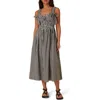 NOBODY'S CHILD NOBODY'S CHILD DALLAS GINGHAM ORGANIC COTTON MIDI SUNDRESS