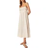 Nobody's Child Florian Organic Cotton Midi Sundress In Neutral