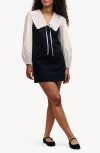 Nobody's Child Rd Piper Mini Pinafore Dre In Black