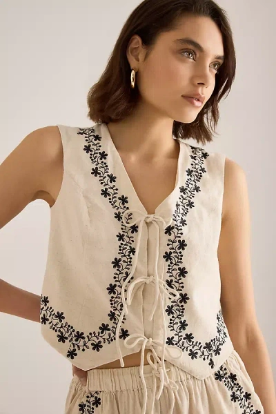 Nobody's Child Rosie Embroidered Vest