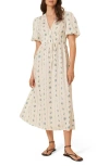 Nobody's Child Scottie Puff Sleeve Maxi Dress In White