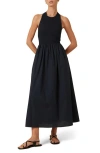 NOBODY'S CHILD NOBODY'S CHILD TIZZY SMOCKED MAXI HALTER DRESS