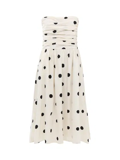 Nobody's Child Polka Dot Bandeau Felicity Midi Dress