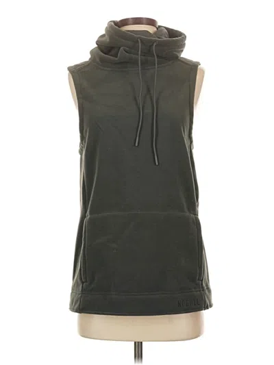 Pre-owned Nobull Pullover Hoodie In Green