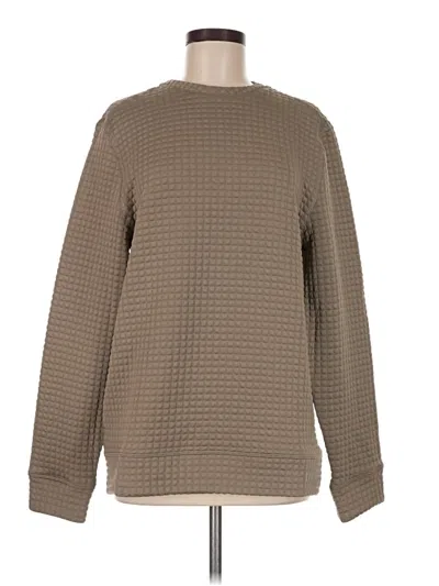 Pre-owned Nobull Pullover Sweater In Tan