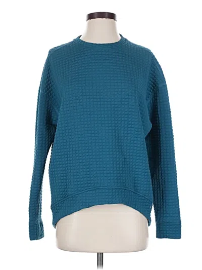 Pre-owned Nobull Pullover Sweater In Teal