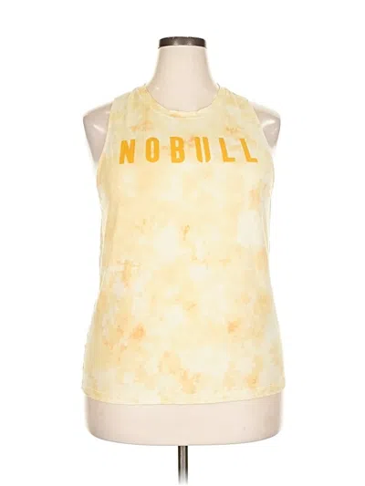 Pre-owned Nobull Sleeveless T-shirt In Yellow