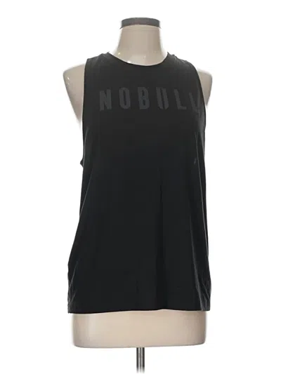 Pre-owned Nobull Sleeveless T-shirt In Black
