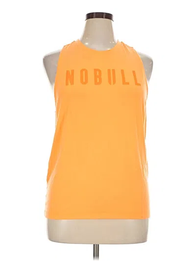 Pre-owned Nobull Sleeveless T-shirt In Orange