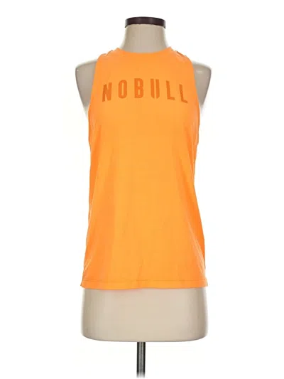 Pre-owned Nobull Sleeveless T-shirt In Orange
