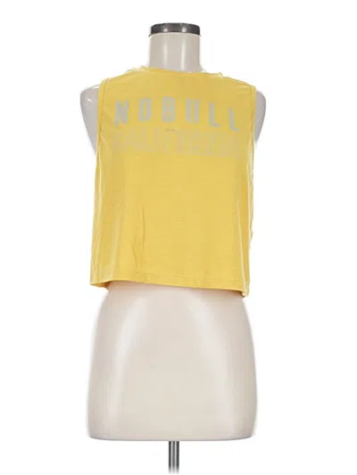 Pre-owned Nobull Sleeveless T-shirt In Yellow