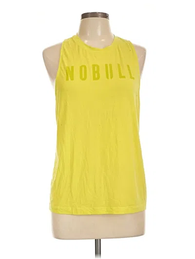 Pre-owned Nobull Sleeveless T-shirt In Yellow