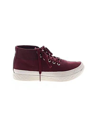 Pre-owned Nobull Sneakers In Burgundy