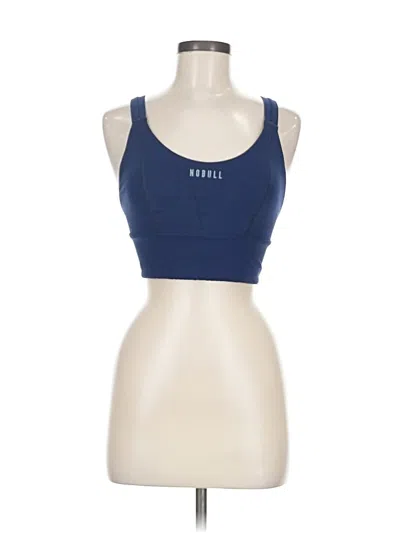 Pre-owned Nobull Sports Bra In Blue