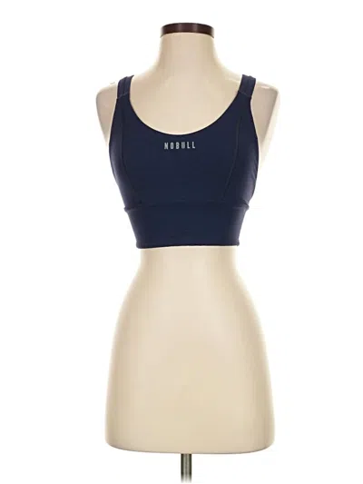 Pre-owned Nobull Sports Bra In Blue