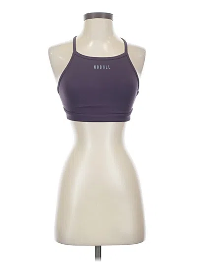 Pre-owned Nobull Sports Bra In Purple