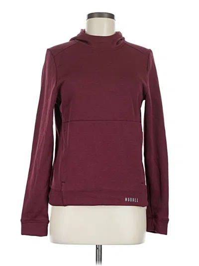 Pre-owned Nobull Sweatshirt In Burgundy